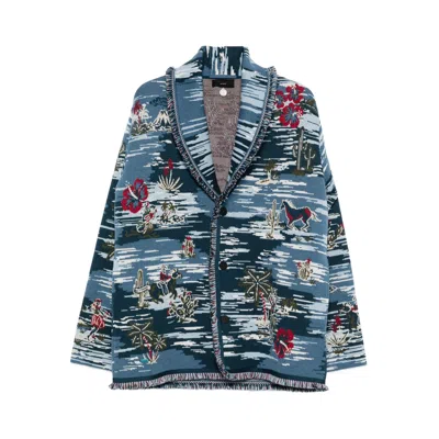 ALANUI SWEATERS BLUE