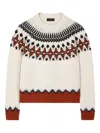 Alanui Fair Isle Patterned Wool Sweater In Multi