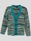Alanui Embroidered Cotton Blend Madurai Cardigan In Multicolour