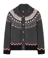 Alanui Sweet Winter Cardigan Mit Fair-isle-muster In Gray