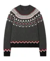 Alanui Sweet Winter Wool Crewneck Jumper In Gray