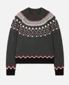Alanui Sweet Winter Wool Crewneck Jumper In Gray
