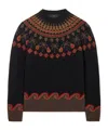 Alanui Embroidered Virgin Wool Sweater In Multi