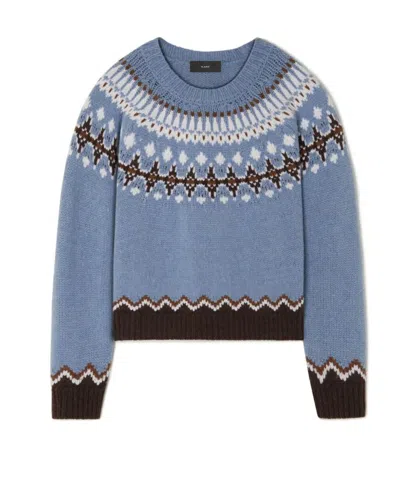 ALANUI ALANUI SWEET WINTER SWEATER CELESTIAL/MULTICOLO