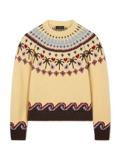 Alanui Sweet Winter Sweater Sunlight/multicolor