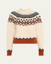 Alanui Sweet Winter Sweater In White