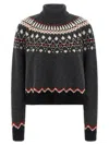 Alanui Sweet Winter Turtleneck Sweater In Brown