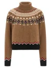 Alanui Sweet Winter Turtleneck Sweater In Brown