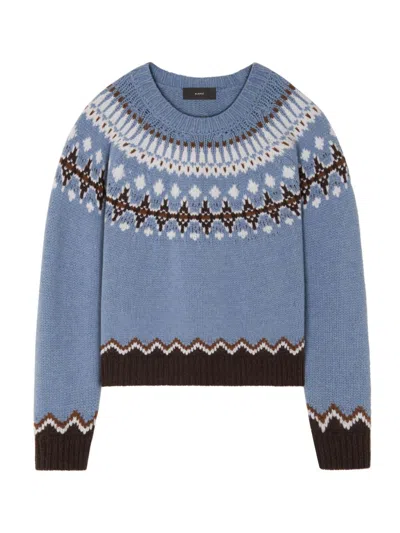 ALANUI ALANUI SWEET WINTER WOOL CREWNECK JUMPER