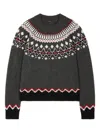 Alanui Sweet Winter Wool Crewneck Jumper In Gray