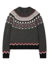Alanui Sweet Winter Wool Crewneck Jumper In Gray