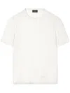 Alanui Frayed-trim Linen T-shirt In White