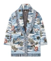 Alanui Tex-hawaii Roundtrip Fringed Tapestry Cardigan In Multi