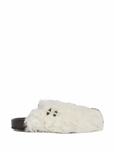 Alanui The Journey Fur Mules In Multi