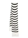 Alanui The Mariner Virgin Wool Scarf In White