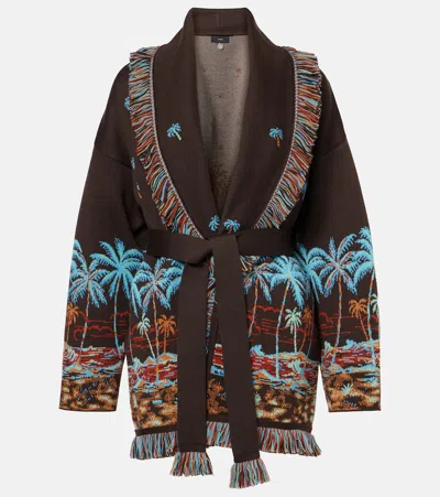 Alanui The Tale Of A Hawaiian Cashmere Cardigan In Multicolor