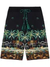 Alanui Gerade Shorts In Blau