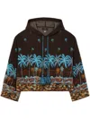 Alanui The Tale Of Hawaiian Hoodie In Brown
