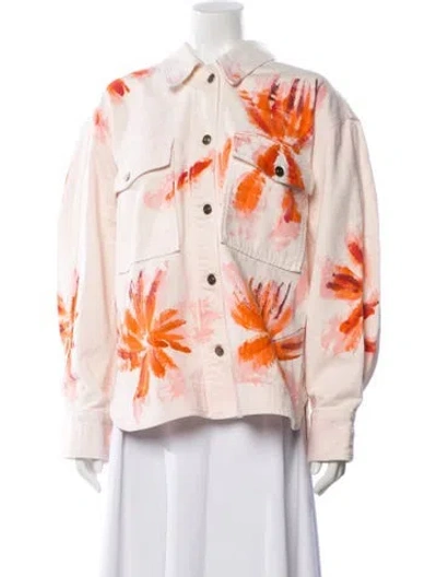 Pre-owned Alanui Tie-dye Print Jacket In Pink