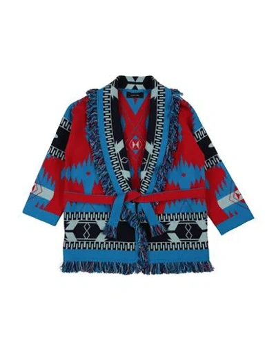 Alanui Babies'  Toddler Boy Cardigan Azure Size 6 Cashmere In Blue