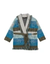 Alanui Babies'  Toddler Girl Cardigan Azure Size 6 Cashmere In Blue