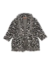 Alanui Toddler Girl Cardigan Beige Size 4 Wool, Viscose, Polyamide In Black