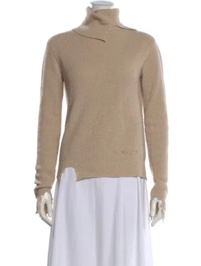 Pre-owned Alanui Turtleneck Sweater In Neutral