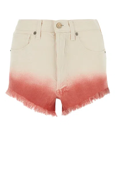 ALANUI SHORTS IN DENIM BICOLOR DONNA