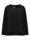 Alanui Sweater With Polo Collar In Black