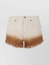 Alanui Denim Shorts Trousers White In White