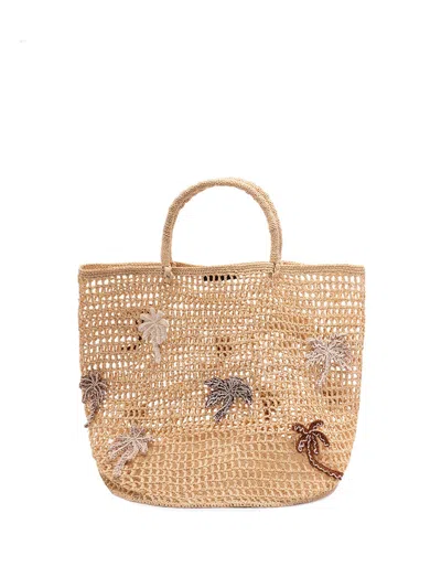 Alanui `where The Waves Begins` Bag In Sand