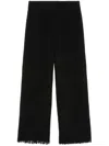 Alanui Wide-leg Trousers In Black