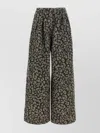 Alanui Seattle Jungle Wide Leg Jeans In Green