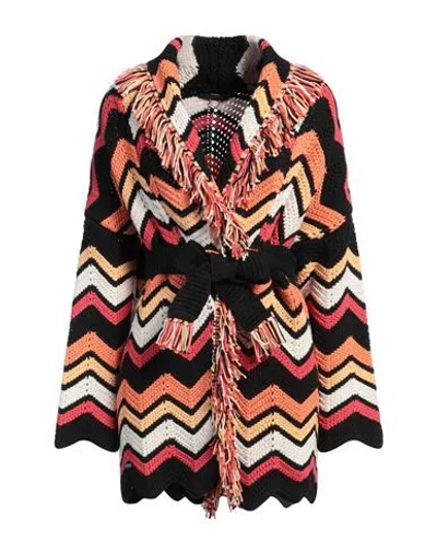 Alanui Woman Cardigan Red Size M Cotton, Polyamide