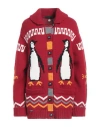 Alanui Woman Cardigan Red Size M Virgin Wool In Red