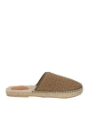 Alanui Woman Espadrilles Military Green Size 11 Textile Fibers