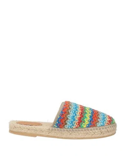 ALANUI ALANUI WOMAN ESPADRILLES SKY BLUE SIZE 8 TEXTILE FIBERS