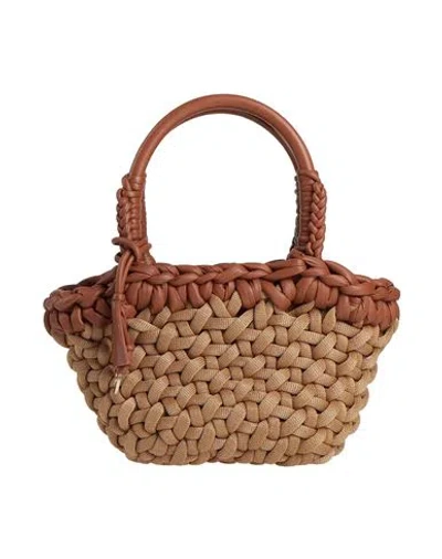Alanui Woman Handbag Sand Size - Viscose, Lambskin