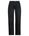 Alanui Woman Jeans Black Size 30 Cotton In Black