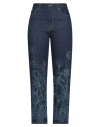Alanui Jungle Toile De Jouy Straight-leg Jeans In Blue