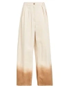 Alanui Woman Jeans Ivory Size 32 Cotton In White