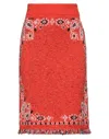 Alanui Mini Skirts In Orange