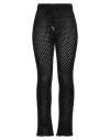 Alanui A Love Letter To India Macramé Trousers In Black