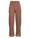 Alanui Woman Pants Brown Size L Cashmere, Silk, Polyester