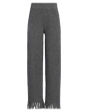 Alanui Woman Pants Grey Size M Cashmere, Silk, Polyester In Gray