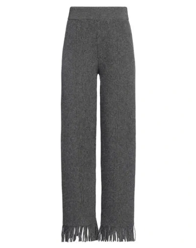 Alanui Woman Pants Grey Size M Cashmere, Silk, Polyester In Grey