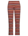 Alanui Striped Beach Break Pants In Red