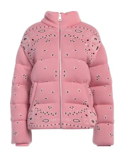 ALANUI ALANUI WOMAN PUFFER PINK SIZE S VIRGIN WOOL