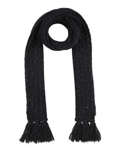 Alanui Woman Scarf Midnight Blue Size - Alpaca Wool, Polyamide, Viscose, Wool, Polyester