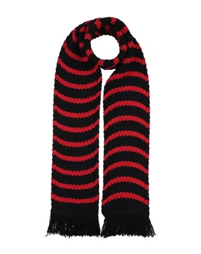 Alanui Woman Scarf Midnight Blue Size - Virgin Wool In Red